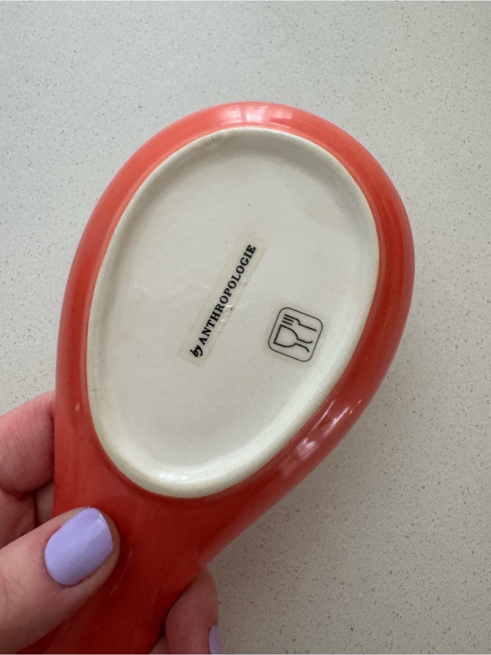 Anthropologie Handpainted Lucerne Spoon Rest - Picture 5 of 5